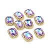 Rectangle Octagon Sew on Rhinestone DIY-E062-02G-04-1