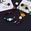 Natural Wood Beads WOOD-CD001-03-LF-11
