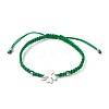 Braided Nylon Cord Adjustable Bracelets BJEW-JB11597-05-2