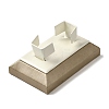 Imitation Leather Jewelry Bangle Display Stands ODIS-K005-08-2
