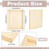 Wooden Clay Picture Frame WOCR-WH0004-025-2