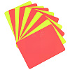 2Pcs PVC Plastic Football Referee Card AJEW-WH20121-16-1