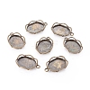 Tibetan Style Pendant Cabochon Settings X-TIBEP-0581-AB-LF-1