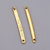 Tibetan Style Bar Links connectors TIBE-A14039-AG-FF-2