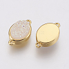 Druzy Resin Links connectors LS-G-F564B-16G-2