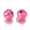 Baking Paint Iron Bell Pendants IFIN-WH0052-03I-1