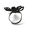 Alloy Spider Adjustable Ring for Halloween X-RJEW-O048-01EB-3