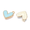 Rack Plating Alloy Enamel Charms ENAM-N056-343G-E-2