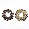 Handmade Reed Cane/Rattan Woven Linking Rings WOVE-T006-083-2