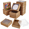 Foldable Square Paper Storage Gift Boxes CON-WH0110-42B-03-1