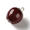 Alloy Resin Big Pendants RESI-S022-01B-3