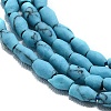 Dyed Synthetic Turquoise Beads Strands G-D356-A01-01-3