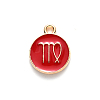 Alloy Enamel Pendants X-ENAM-S124-01A-07B-2