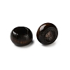 Spray Painted Wooden European Beads WOOD-A029-06B-2