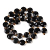 Natural Obsidian Beads Strands G-C116-A26-01-4