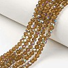 Electroplate Glass Beads Strands X1-EGLA-A034-T6mm-L10-1