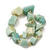 Raw Rough Natural Amazonite Beads Strands G-Z087-A04-3