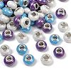 Opaque Resin European Beads RESI-C059-01B-1