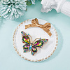 1Pc Alloy Rhinestone Cabochons FIND-CP0002-99A-3