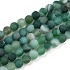 Natural Grade A Striped Agate/Banded Agate Beads Strands G-E478-08-8MM-2