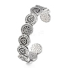 Viking 316 Surgical Stainless Steel Cuff Bangles BJEW-C142-16AS-4