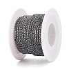 Iron & ABS Plastic Imitation Pearl Tennis Chains CH-Q006-01A-04-2