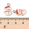 Christmas Theme Opaque Resin Pendants LS-RESI-S08-02K-3