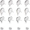 Unicraftale 304 Stainless Steel Stud Earring Settings STAS-UN0008-80P-1