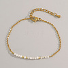 Natural Moonstone Beads Link Bracelets AL8612-5-1