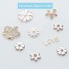 Alloy Rhinestone Cabochons PALLOY-OC0002-15LG-5
