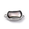 Rectangle Brass Box Clasps KK-P291-48P-01-1