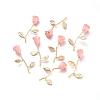 Brass Enamel Pendants KK-S345-171-5