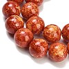 Baking Paint Glass Beads Strands GL-CBA8F4B-02G-2