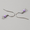 304 Stainless Steel Earring Hooks LS-STAS-WH0027-64P-10-2
