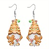 Christmas Acrylic Dangle Earrings FS-WG0219A-04-1