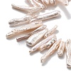 Natural Baroque Keshi Pearl Beads Strands PEAR-P064-02D-02B-4
