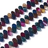 Dyed Natural Agate Beads Strands G-F595-A13-1