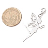 Fairy 201 Stainless Steel Pendant Decoration HJEW-JM02835-01-3