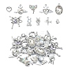 20Pcs 10 Styles Alloy with Rhinestone Pendants FIND-YW0004-98-1