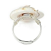 Natural Shiva Eye Shell Finger Rings RJEW-TA00174-5