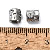 Non-Tarnish 304 Stainless Steel Beads STAS-C089-01B-P-3