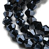 Transparent Electroplate Glass Beads Strands LS-GLAA-F029-3mm-C02-3