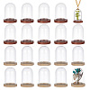 20Pcs Clear Glass Dome Cover AJEW-NB0007-84-1