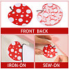 1Bag Polyester Clothing Patches PATC-FG0003-30-4