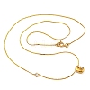 304 Stainless Steel Micro Pave Cubic Zirconia Pendant Necklaces LS-NJEW-H017-01G-E-2