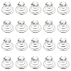 60Pcs Spiral Hair Pin Coil Iron Hair Accessories OHAR-SP0001-11-1