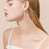 Enamel Arch Hoop Earrings JE1109B-6