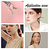 10Pcs Brass Micro Pave Cubic Zirconia Charms ZIRC-SC0001-14-5