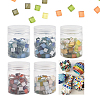 8 Colors 20Pcs Transparent Glass Cabochon GLAA-YW0003-66A-2