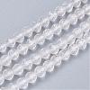 Natural Quartz Crystal Beads Strands G-D166-B-3mm-2